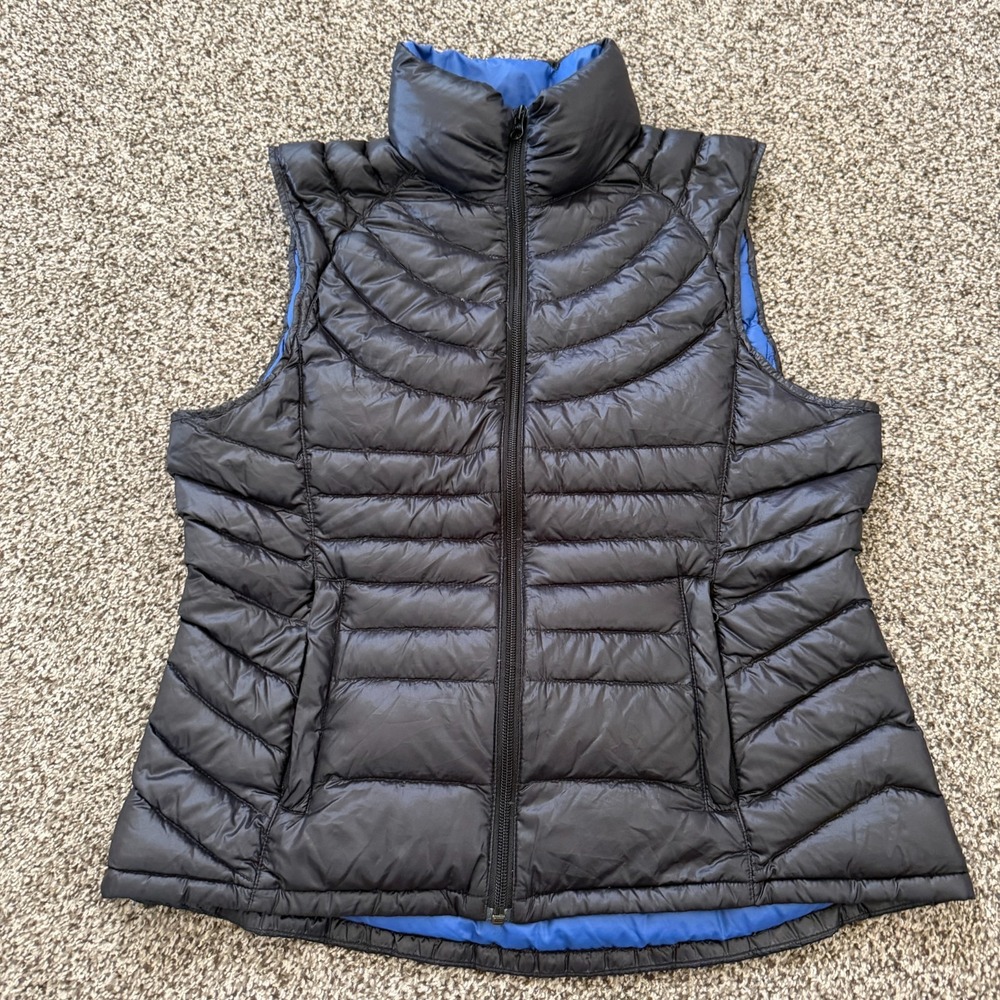 Bernardo Goose Down Puffer Vest Women's M Black Ultralight Warm Packable Nano